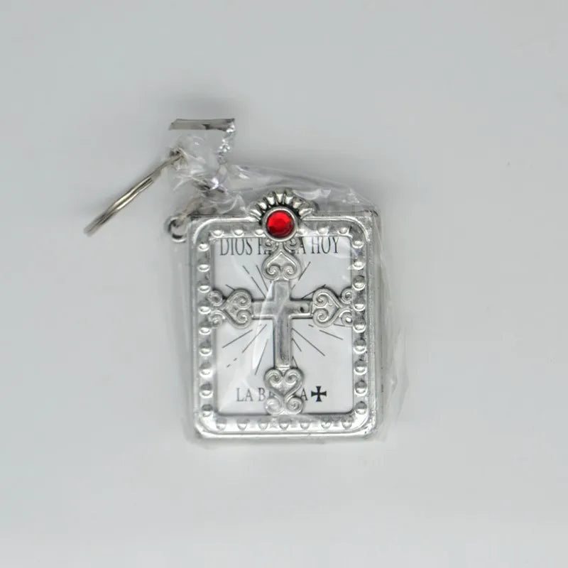 Imagen de Llavero con mini Biblia real en papel