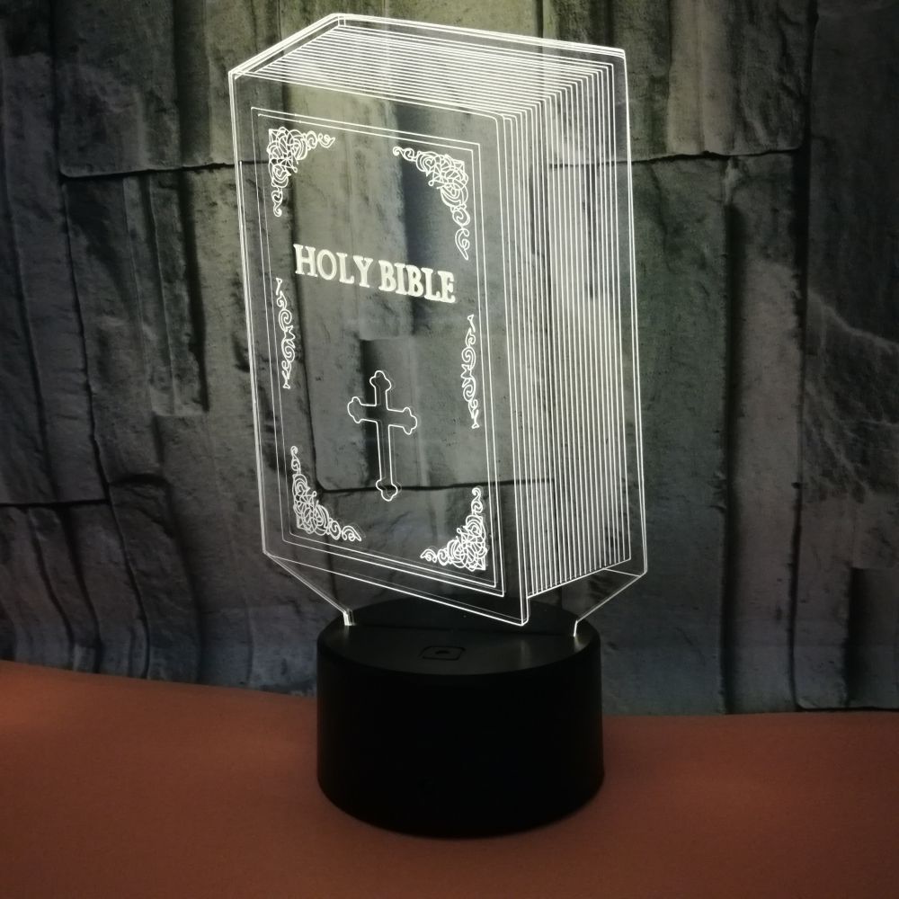 Imagen de Lámpara 3D de la Santa Biblia