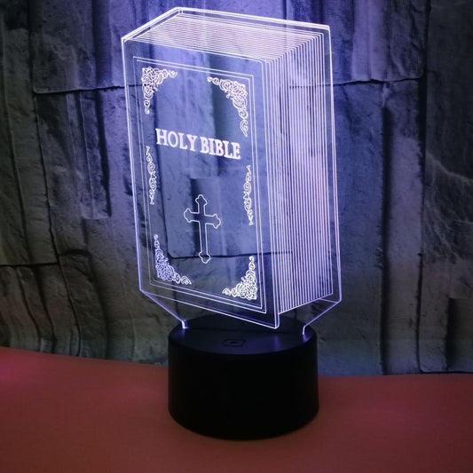 Imagen de Lámpara 3D de la Santa Biblia