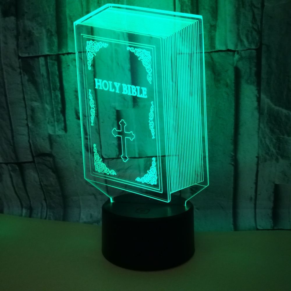 Imagen de Lámpara 3D de la Santa Biblia