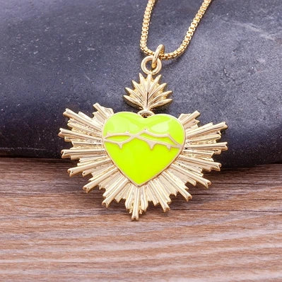 Imagen de Collar con medalla del Sagrado Corazón