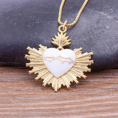 Imagen de Collar con medalla del Sagrado Corazón