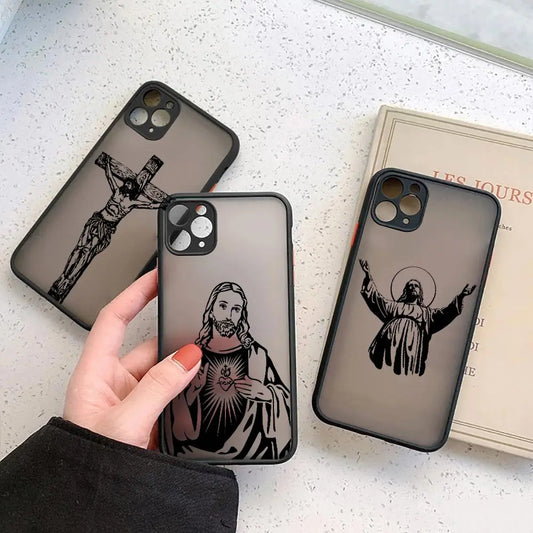 Imagen de Funda de silicona para iPhone con diseño de Jesús