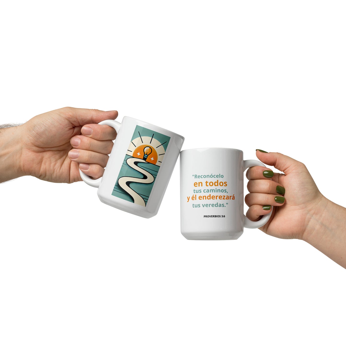Imagen de Taza blanca brillante