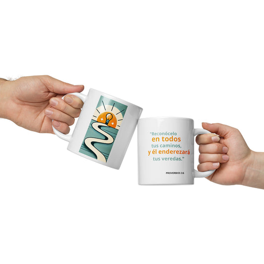 Imagen de Taza blanca brillante